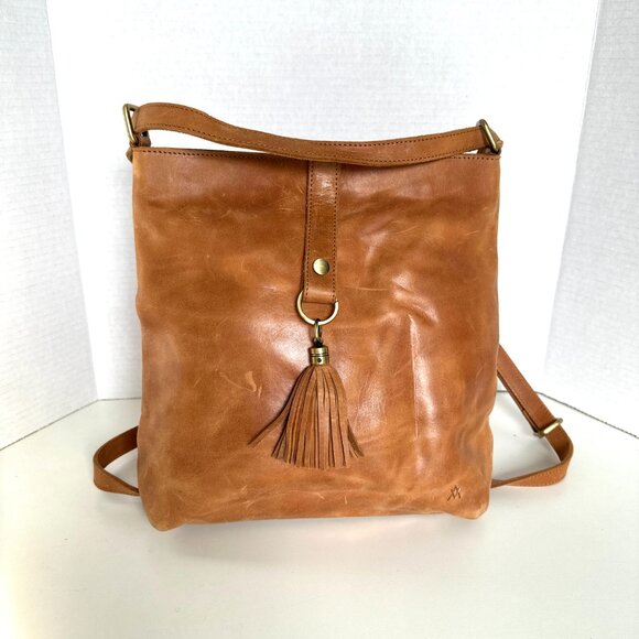 Elevate Mini Slingback Bag  2-in-1 Convertibe Leather Crossbody Backpack - Picture 10 of 14